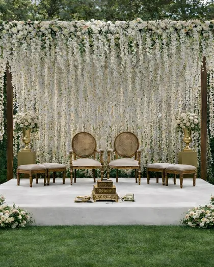 Wedding decor services icon