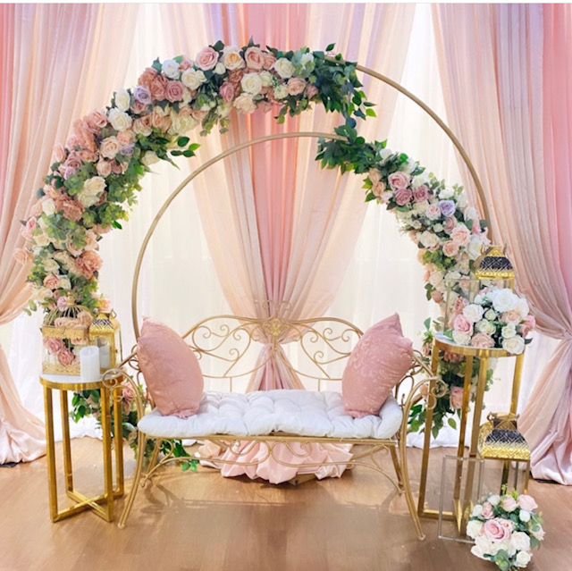 Elegant decor setup with fine detailing