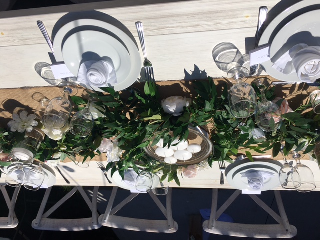 Stylish event decor with modern aesthetics