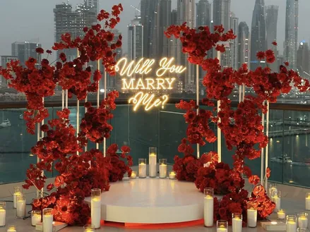 Proposal event decor services
